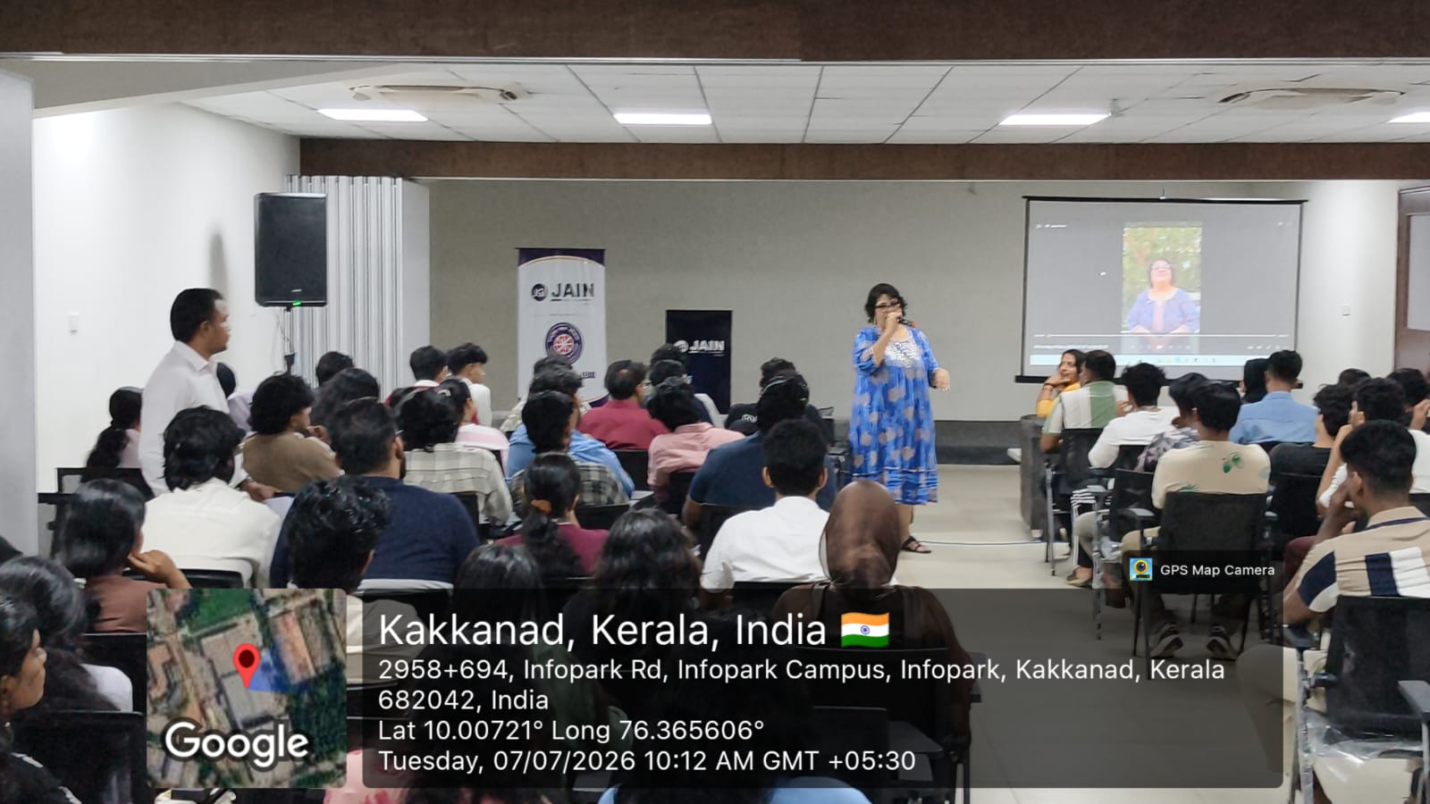 Awareness programme at Jain University