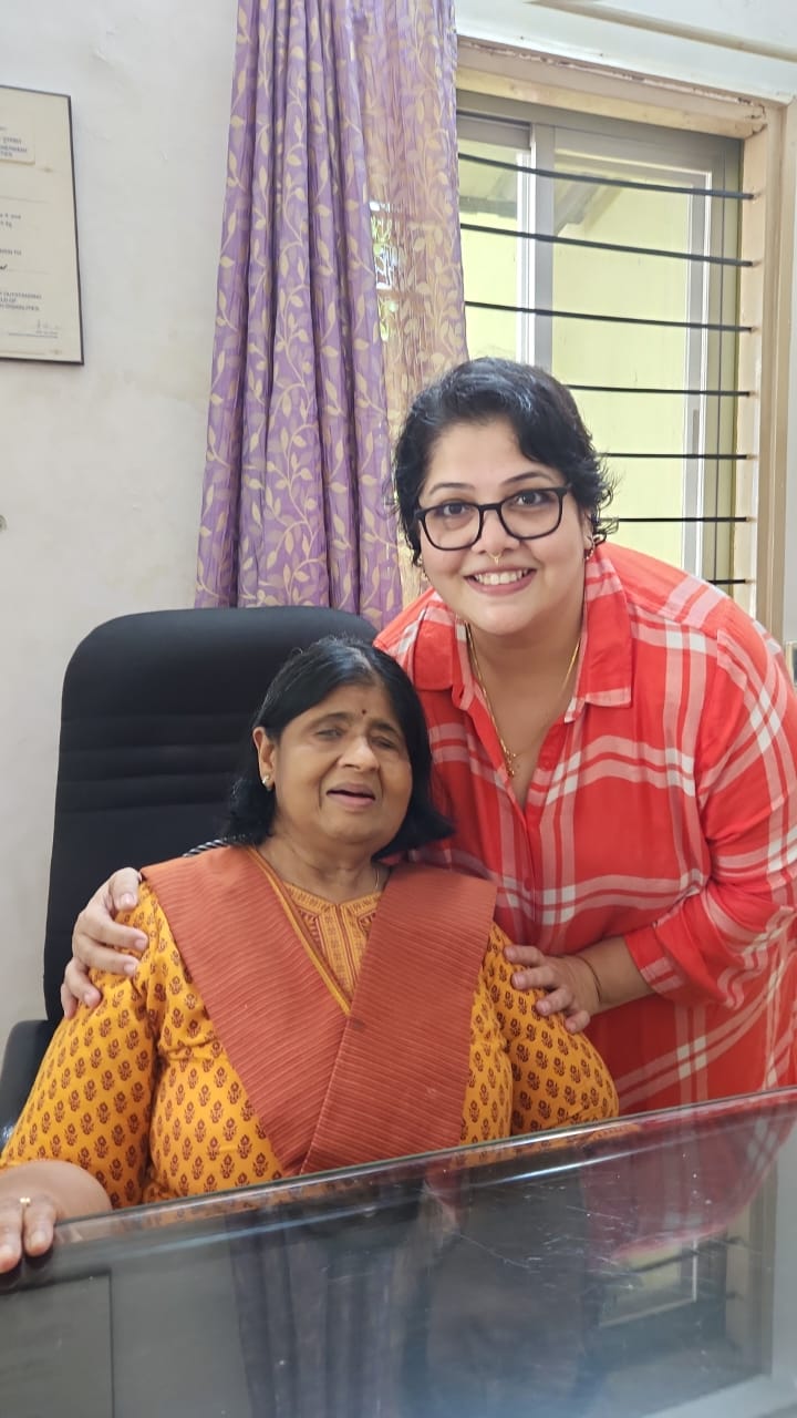 With Ms. Madhu of Mrityunjay Foundation